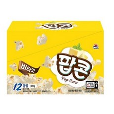 사조 전자레인지용 팝콘 버터맛, 90g, 80개