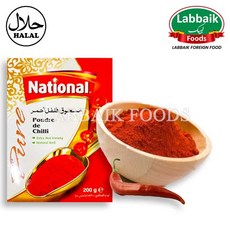 NATIONAL Red Chilli Powder 200g 칠리 가루, 1개
