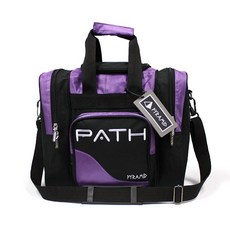 볼링가방 미국 피라미드 BBC볼링 싱글볼 가방보호 PATH10색 필선 은색, T10-보라색
