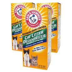 암앤해머 캣리터 디오더라이저, 567g, 3개