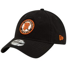 [미국정품] 363393 스냅백 캡모자 MLB [샌프란시스코 자이언츠] 뉴에라 9TWENTY Core Classic Ball Logo Adjustable Hat - Black