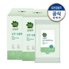 그린핑거순한선클렌징티슈5매x6개입