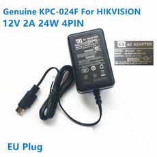 HIKVISION DS-7204HWI DVR 전원 공급 장치 충전기용 EU CWT KPC-024F 12V 2A 24W 4 핀 MOSO MSA-C2000IC12., 01 MOSO EU Plug, 1개 - ds7204