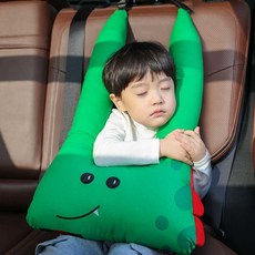 어린이 안전벨트인형 카시트 유아 차량용 쿠션 목베개