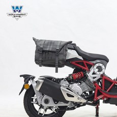 이탈젯 드랙스터 200 사이드백 헬맷 가방 잠금장치 포함, 단우(트렌드브라운)헬멧가방 풀캡 장착가능