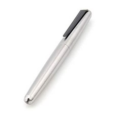BOCK 250 펜촉 유리 차단기가 장착 된 TITANER Razor 티타늄 만년필, Silver_One Size, Silver, 상세 설명 참조0