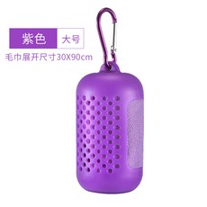 봉팔이 자카드타올 격자전사 호텔스타일타올셋트 슈퍼프리미 란체티팬던트125g 냉감 운동수건 흡수 헬스장 차갑다 신속 온도, 큰사이즈 라지 자색