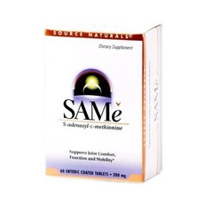 소스내츄럴스 SAMe 200mg 타블렛, 1개