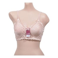 꿀땡 캡 내장형 노와이어 스트랩 B컵 스포츠브라