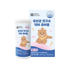 어린이유산균 유기농부원료 장건강 미니특공대 닥터츄어블 장인정신, 30g, 6개