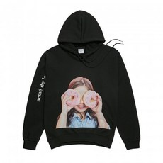 ACME DE LA VIE ADLV BABY FACE HOODIE BLACK DONUT 3