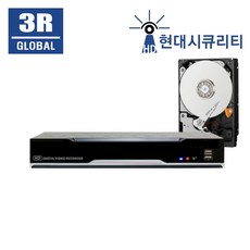 3R PRESTIGE DVR CCTV 녹화기 4채널 본체 ANLT-04M 1TB포함 - 3r녹화기