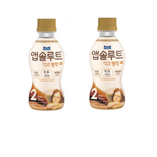 앱솔루트 엄마가 만든 프리미엄 명작 액상 분유 2단계 6-12개월 240ml, 2개, 24개입