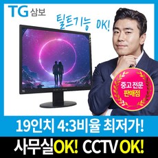19인치 4:3 TG TGL191G 사무용 CCTV 가정용 틸트 모니터 추천, LCD TGL191G(D-SUB포트)