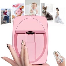 스마트 네일 프린터 휴대용 3D 아트 컬러 인쇄기 지원 앱 제어 패턴 카메라 식별 홈 트래블 파티용 B, 1개