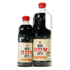 샘표 진간장 금F-3 1.7L + 860ml 조림 볶음 간장