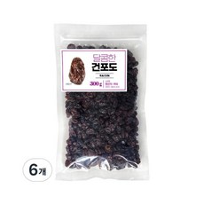 유가원 유기농 달콤쫄깃 점보 건포도 160g (6개), ONE COLOR, 300G 6개, 6개