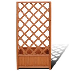 Trellis Planter with Weather-Resistant for Outdoor Garden Patio Backyard Herbs Tomatoes Beans peas 2 4 x 11.8 x 4 5, 본상품