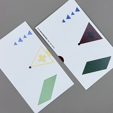 양안 융합 카드 눈 운동 도구 Free Space training / 서브제품, 1개