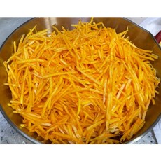 늙은 맷돌 호박채 손질 호박전 호박죽 누런 호박 간식 별미, 2개, 500g