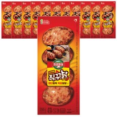 롯데 의성마늘 직꾸닭 매콤레드 200g x 12개 / 핫바