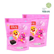 자연나라 오가닉 핑크퐁 줄줄이 유아김 1.5g 48봉, 48개, 김