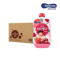 베베쿡 워터젤리 체리베리 1박스 100ml X 10팩, 체리베리/1박스_10팩