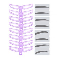 해강코퍼레이션 여성용 눈썹 그리기 틀 가이드 8종 세트, 1세트