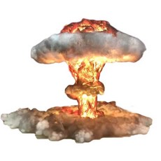 핵폭발 무드등 버섯구름 폭발 조명 식탁등 홈 무드등 원자폭탄등 화산폭발 미사일 폭발 모형