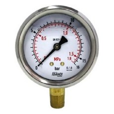 일LU_아나로그 국산 압력게이지 압력계63mm 0-100bar PT1 4 아날로그압력계 아나로그압력계 압력측정 유압시스템 국산압력계/JPV4685KG, 옵션없음<%@#>