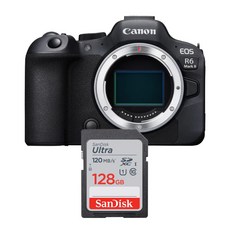 캐논 EOS R6 Mark II 미러리스 카메라 메모리카드 샌디스크 울트라SD 128GB