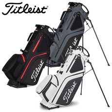 Titleist 타이틀리스트 하이브리드 5 스탠드백 5분할 9인치 남성용 TB21SX6, 면월색 - 타이틀리스트하이브리드5