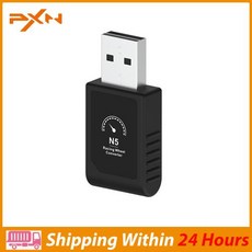 PXN N5 레이싱 휠 컨버터 무선 리시버 USB 블루투스 PS5 플레이스테이션 5 핏 V9 V10 V12 라이트 게임용 스티어링 휠, 한개옵션1