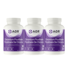 에이오알 AOR 크롬 피콜리네이트 90캡슐 x3, 3개, 90정