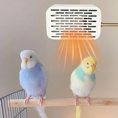 새장용 새 히터 농어 스탠드 워머 물기 방지 와이어 무해 조명 마코 거북이 뱀 앵무새용 열 램프, 1개