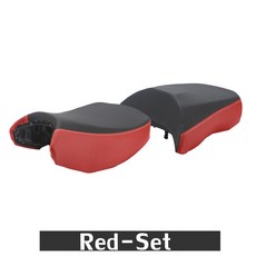 오토바이 낮은 높이 시트 쿠션 BMW R1250GS GS1250 2018 R1200GS GS1200 LC ADV 2013 새들 시트 커버, Red-One Set, 1개
