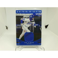 구자욱 삼성 라이온즈 2021 SCC KBO리그 골든 프리미엄 친필싸인 묻은 실착 저지카드 유니폼 야구카드