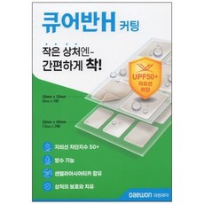 대원 큐어반H 커팅 33X33mm (6eaX1매)+22X20mm (12eaX2매), 1개, 30개 - eax20