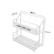 업소용 대형 우산꽂이 60구 로고 LOGO 주문제작 커스텀 가능, 화이트 60개 수납