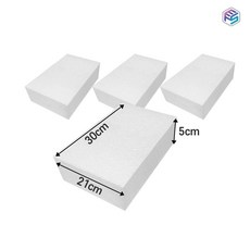 티맥스 EPS 압축 공예용 사각 스티로폼 A4 사이즈 30 x 21 x 5cm 4개