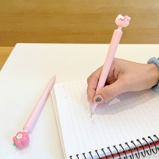 벚꽃 고양이 삼각 샤프 0.5mm 그립감좋은 고급 대 학생 필기도구 단체선물, 1000벚꽃고양이삼각샤프 랜덤