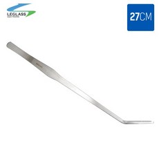 27CM 수초 곡형 핀셋 집게, 1개