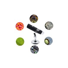 2MP 카메라와 금속 스탠드가 장착된 와이파이 디지털 마이크로스코프 8 LED USB 미니 마이크로스코프와 iOS 윈도우와 안드로이드가 호환됨, 상세페이지 참조