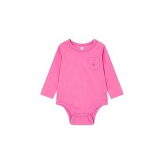 갭키즈 베이비 남아 0-24개월 베어 포켓 솔리드 바디수트 5232343013064ㅡ148397