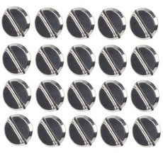 가죽 벨트 실버 나사 바인딩 5x6mm 20 세트, 1) silver, 20개