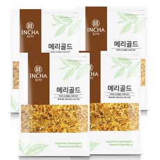 인차 메리골드 마리골드 금잔화 꽃차 허브차, 100g, 4개, 1개입