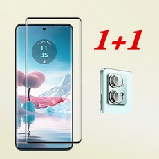 100% 호환모토로라 엣지 40 네오 소프트 카메라 필름용 스크래치 방지 보호대 업그레이드 9D 강화 유리