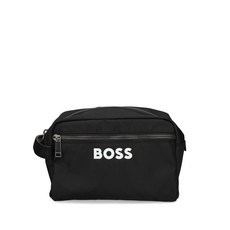 BOSS 로고 프린트 트래블 파우치