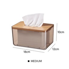 간단하고 세련된 티슈 상자 티슈 상자 나무 뚜껑 화장지 상자 단단한 나무 냅킨 홀더 상자 홈 자동차 장식, 02미터, 하나