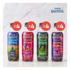 [아임얼라이브] 콤부차(오리지널 프레쉬 뷰티 헬시 / 320ml 각 4병씩) * 1박, 상세 설명 참조, 상세 설명 참조